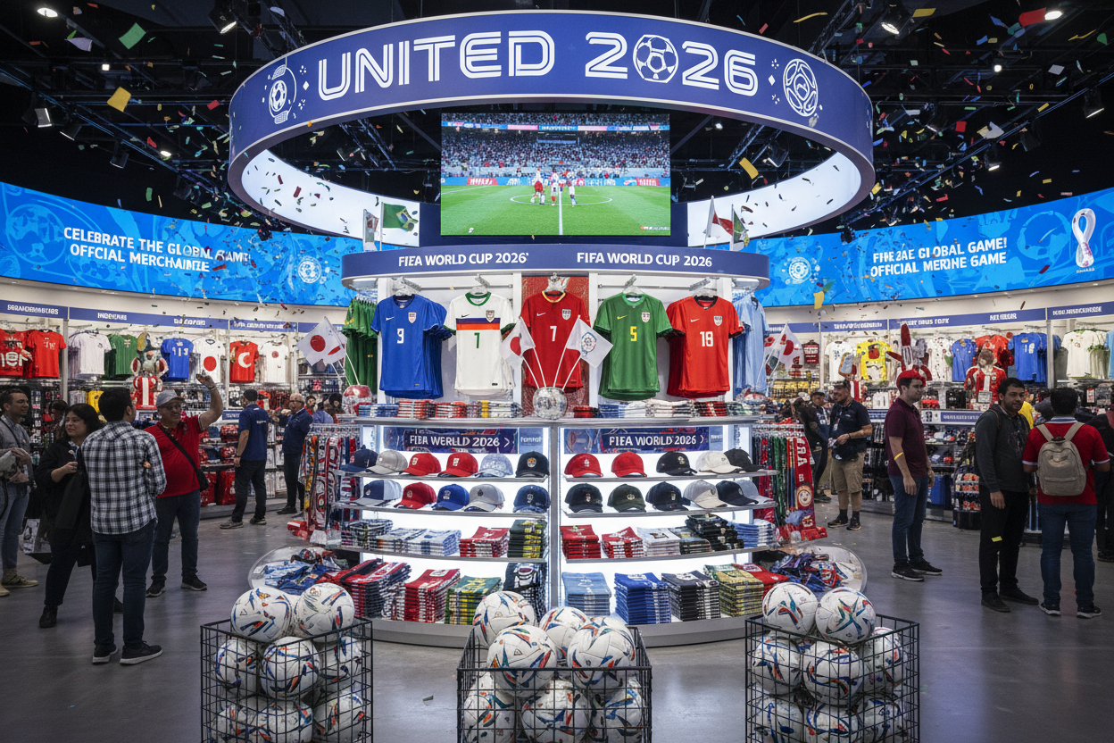 2026 FIFA World Cup Merchandise Display